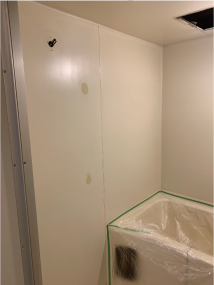 ダイノック施工中