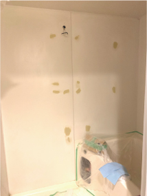 ダイノック施工中